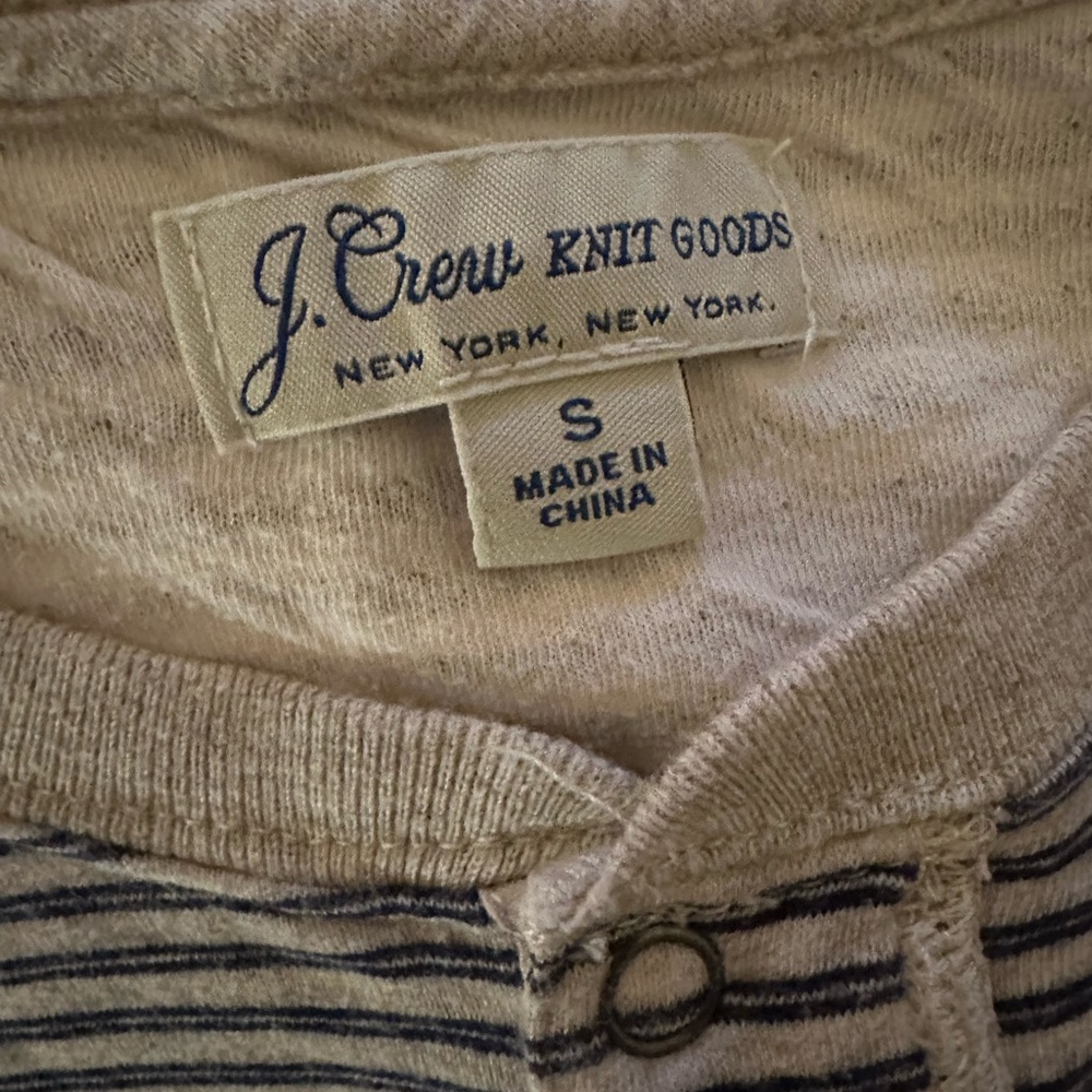 J. Crew Men’s Striped Henley